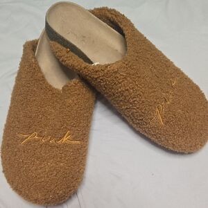 PINK Victoria's Secret Brown Slippers